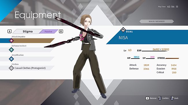 The Caligula Effect: Overdose - Casual Clothes Costume Set