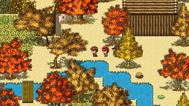 RPG Maker MV - Japanese Four Seasons Tree Tiles