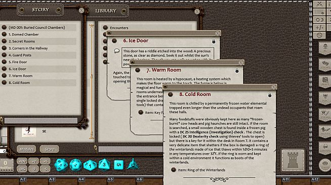 Fantasy Grounds - 5E: Mini-Dungeon #001 - Buried Council Chambers