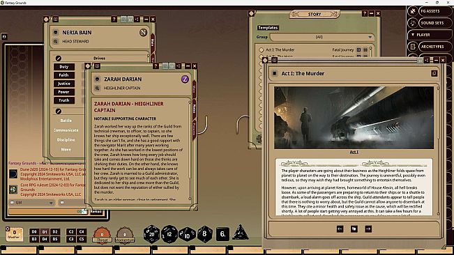 Fantasy Grounds - Dune: Fatal Journey
