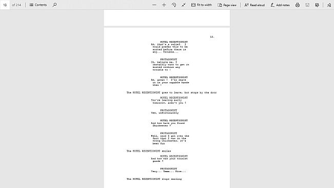 Welcome To... Chichester 3 : Script