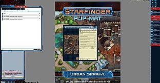 Fantasy Grounds - Starfinder RPG - Flip-Mat - Urban Sprawl