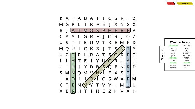 Woohoo! - Game "WordSearch"