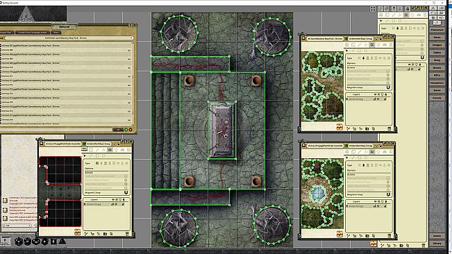 Fantasy Grounds - Pathfinder RPG - GameMastery Map Pack: Shrines