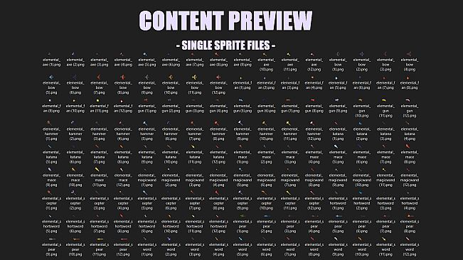 RPG Maker MV - Elemental Weapons Pack
