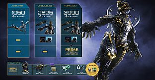 Warframe Zephyr Prime Access: Turbulence Pack