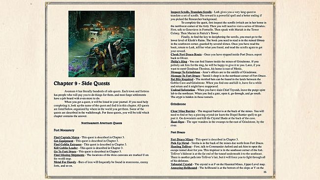 Avernum 4 Hintbook and Bonuses