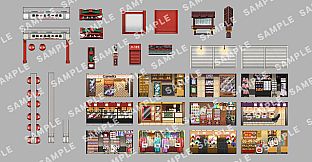 RPG Maker MV - SERIALGAMES Japan travel spots Asakusa set