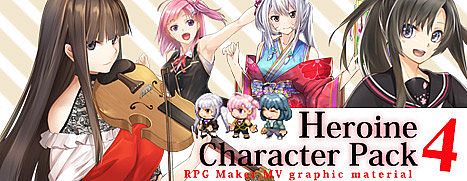 RPG Maker MV - Heroine Character Pack 4