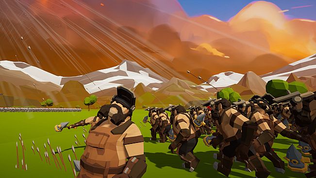 Polygon Fantasy Battle Simulator
