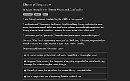 Choice of Broadsides