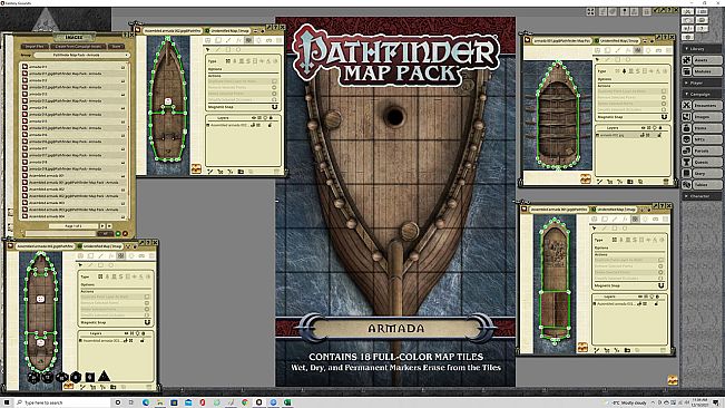 Fantasy Grounds - Pathfinder RPG - Map Pack: Armada