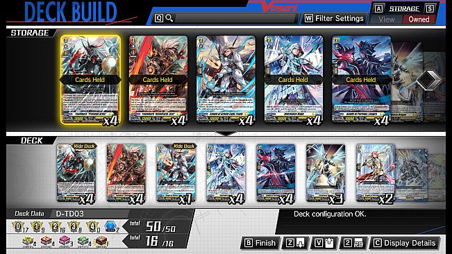 Cardfight!! Vanguard DD: Additional Deck [D-TD03]: Raika Koshiba -Skyfall Executors-
