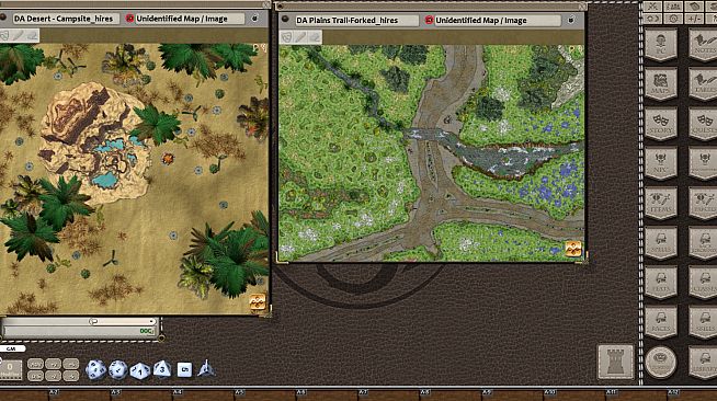 Fantasy Grounds - Map Adventures #2 - Plains, Deserts, & Caverns (Map Pack)