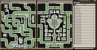 Fantasy Grounds - 0one's Colorprints #5: Sewers Below (Map Pack)