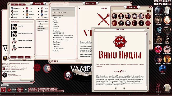 Fantasy Grounds - Vampire: The Masquerade, The Camarilla