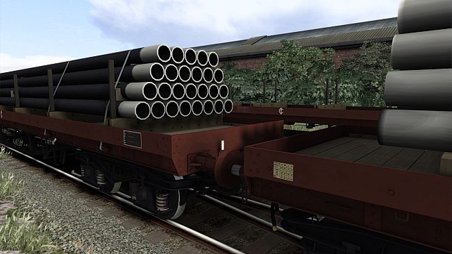 TS Marketplace: BDA 80t Bogie Bolster Wagon Pack