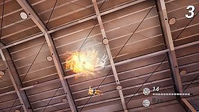 A game that saves the muscles caught in the ceiling of the gymnasium