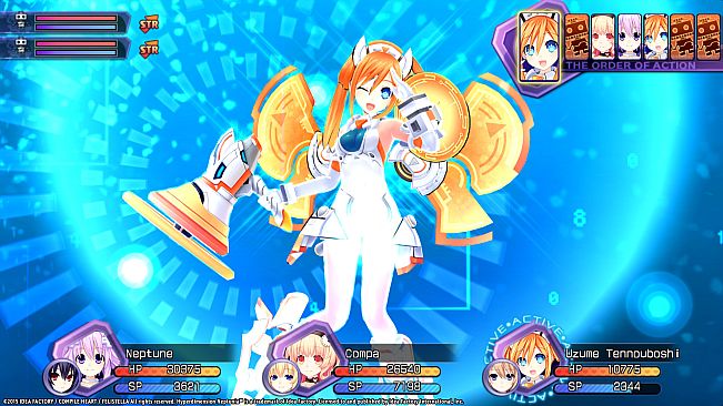 Hyperdimension Neptunia Re;Birth1 Uzume Battle Entry