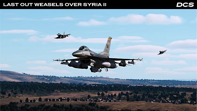 DCS: F-16C Last Out Weasels over Syria II Campaign by Ground Pounder Simulations