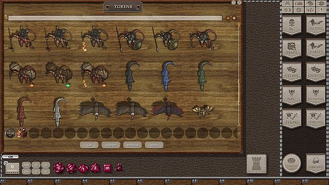 Fantasy Grounds - Jans Token Pack 33 - Desert Creatures 2