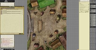 Fantasy Grounds - Pathfinder RPG - Pathfinder Flip-Map - Classic Town Square