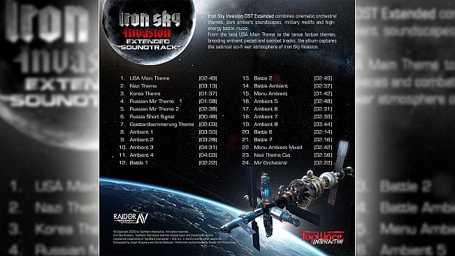 Iron Sky Invasion Extended Soundtrack