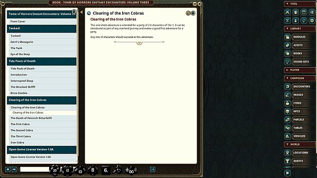 Fantasy Grounds - Tome of Horrors Instant Encounters Volume Three (5E)