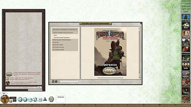 Fantasy Grounds - Deadlands Reloaded: Hell on Earth Companion (Savage Worlds)