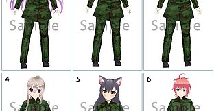 RPG Maker 3D Character Converter - Gee-kun-soft character 14 military uniform 3