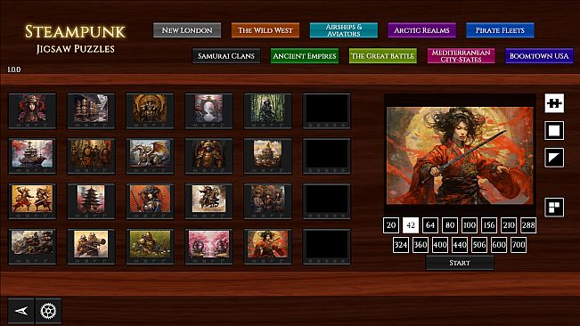 Steampunk Jigsaw Puzzles - Samurai Clans