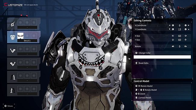 Daemon X Machina: Titanic Scion - Decal Set