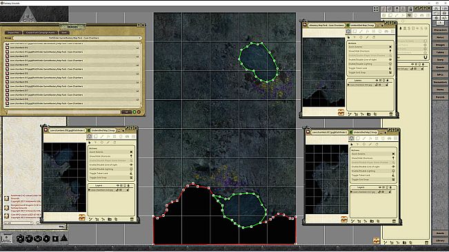 Fantasy Grounds - Pathfinder RPG - GameMastery Map Pack: Cave Chambers