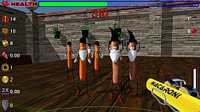 Die, zombie sausage, die!