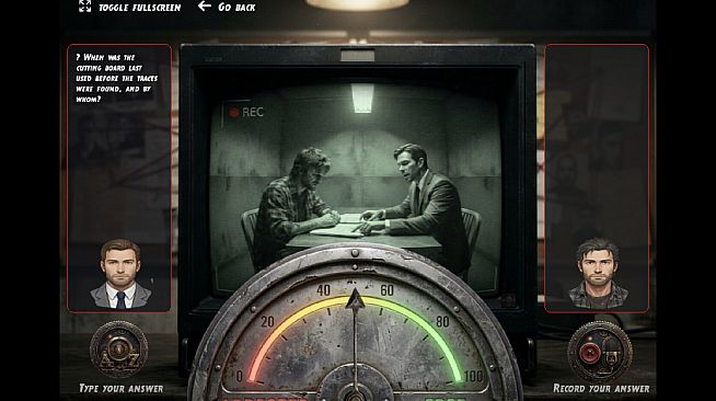 Suspicious Minds: interrogation simulator