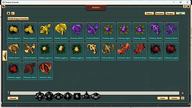 Fantasy Grounds - Devin Night Pack 220: Dragon Families