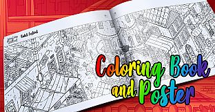 Hidden Cats in Istanbul - Printable PDF Coloring Book and Poster