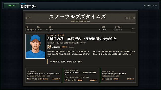 47都道府県にプロ野球チームが存在する世界線で日本一の球団をめざそう！