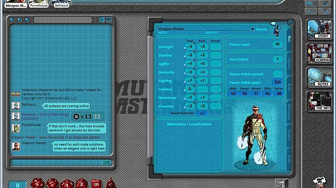 Fantasy Grounds - Mutants & Masterminds Ruleset