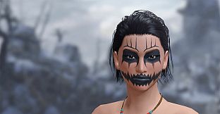 Monster Hunter Rise - "Ghost" face paint