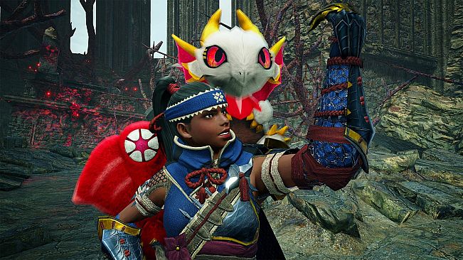 Monster Hunter Rise - "Stuffed Malzeno" Hunter layered weapon (Lance)