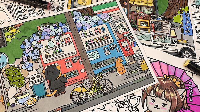 FIND ALL 7: Japan - Coloring Book