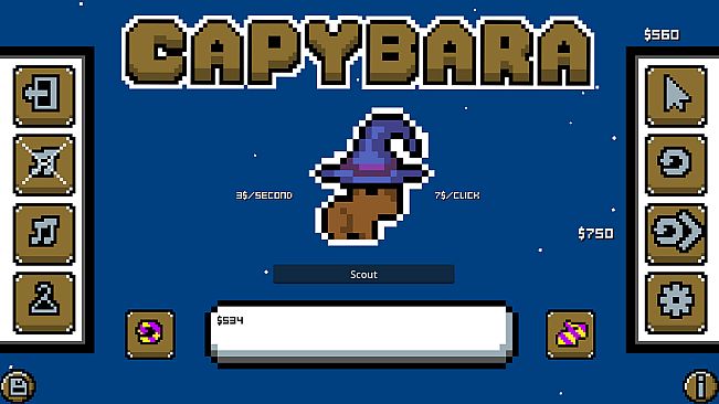 Capybara Achievement Clicker
