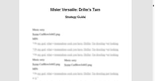 Mister Versatile: Driller's Turn Strategy Guide