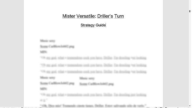 Mister Versatile: Driller's Turn Strategy Guide