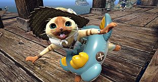 Monster Hunter Rise - "F Summer" Palico layered armor set