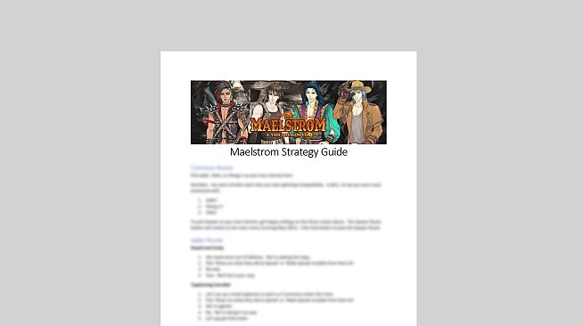 Maelstrom Strategy Guide