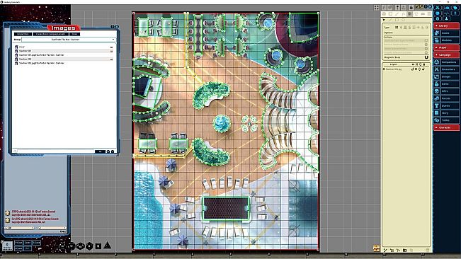Fantasy Grounds - Starfinder RPG - Flipmat - Starliner