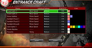 Fire Pro Wrestling World - Entrance Craft