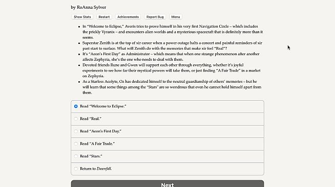 Bonus Stories: Dawnfall